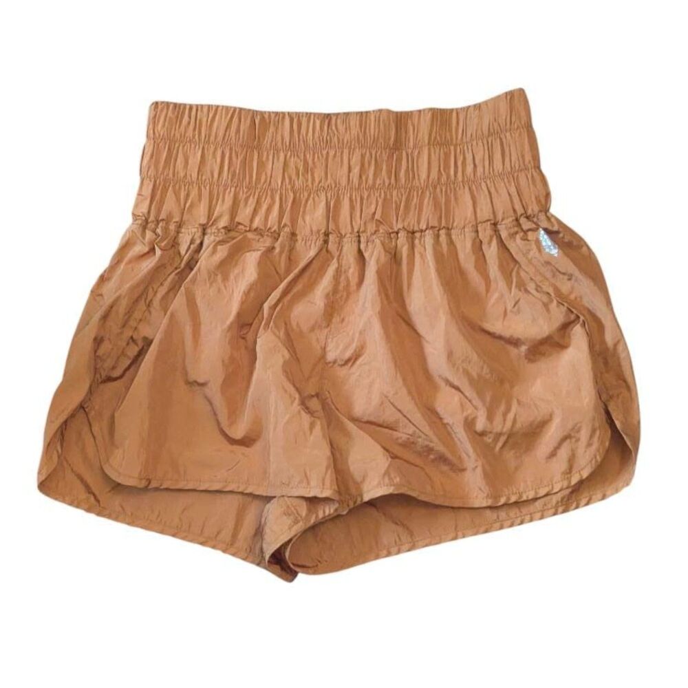 FP Movement Free People "The Way Home" High Rise Shorts Size L Terracotta